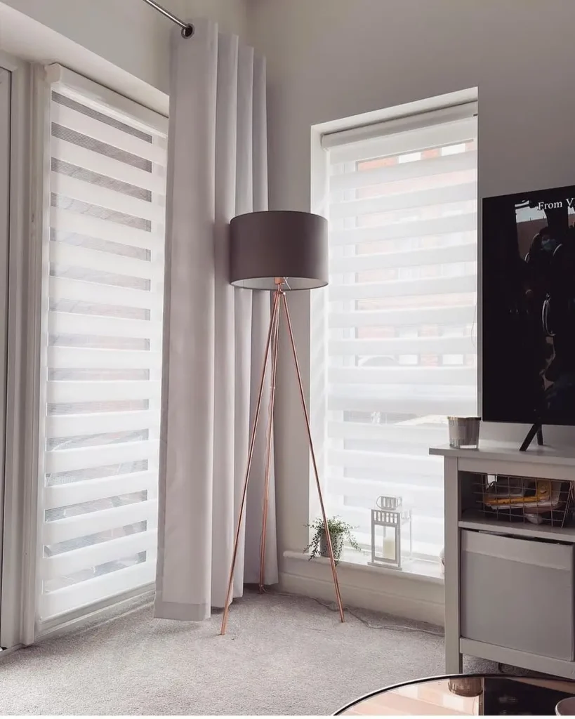 15. The "One-Way" View: Day/Night Roller Shades