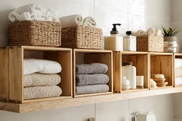 16 Bathroom Shelf Ideas That Store Everything Beautifully