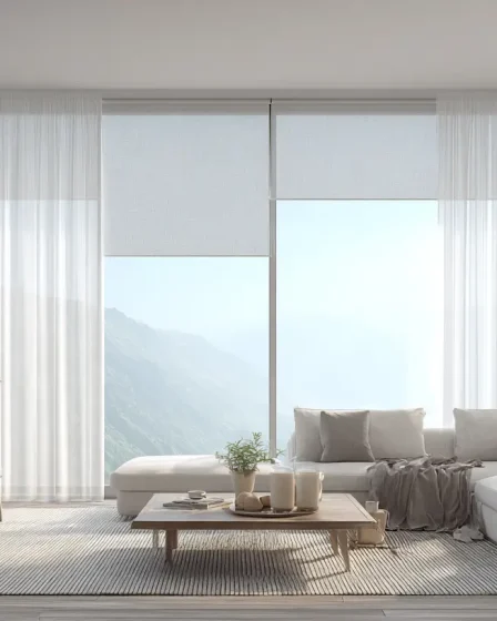 16 Ideas for Dressing Large Windows with Blinds & Curtains