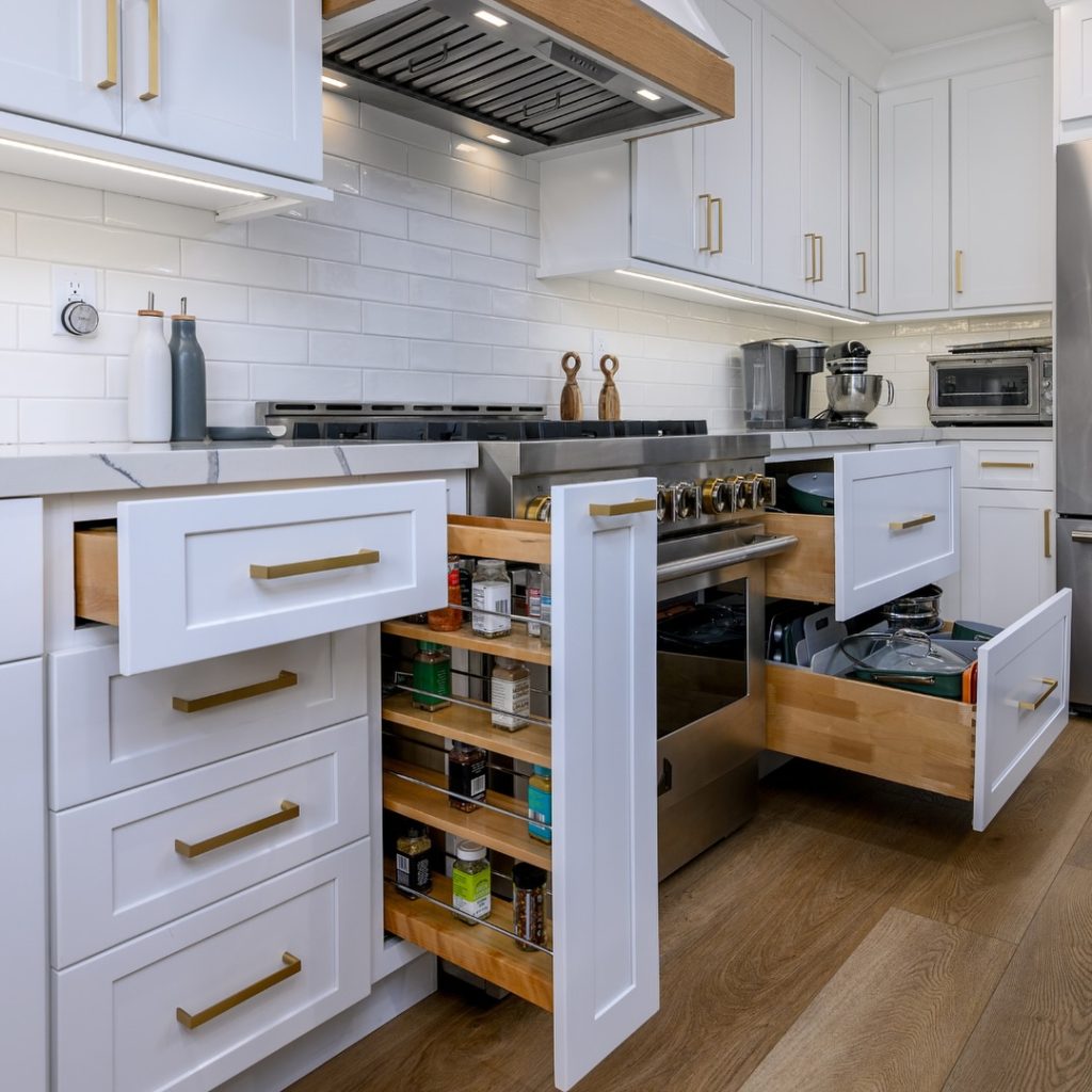 2. Swap Cupboard Doors for Deep, Full-Extension Drawers
