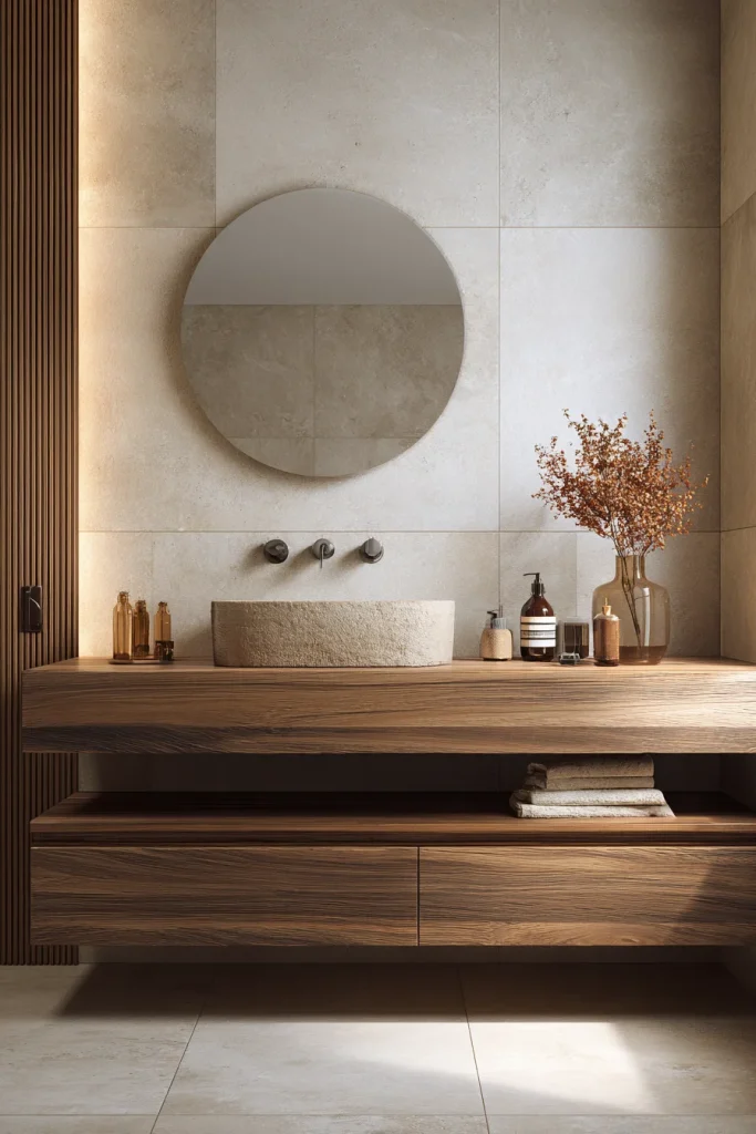 2. “Warm Minimalist” Wood Tones (No More Gray Oak)