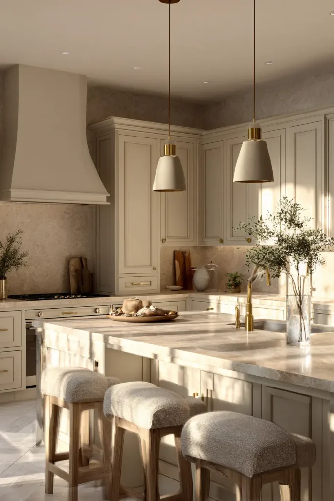 2. Warm neutrals are replacing stark white