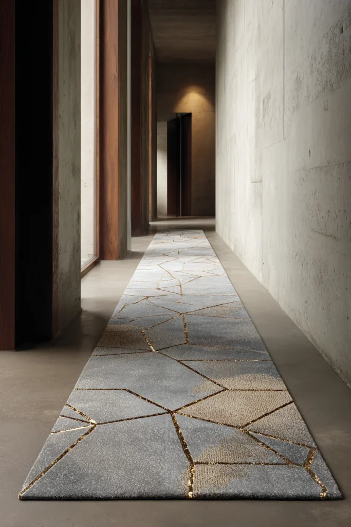 3. Statement Runner with Metallic Thread