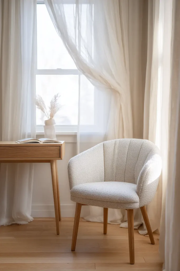 4. A single upholstered chair