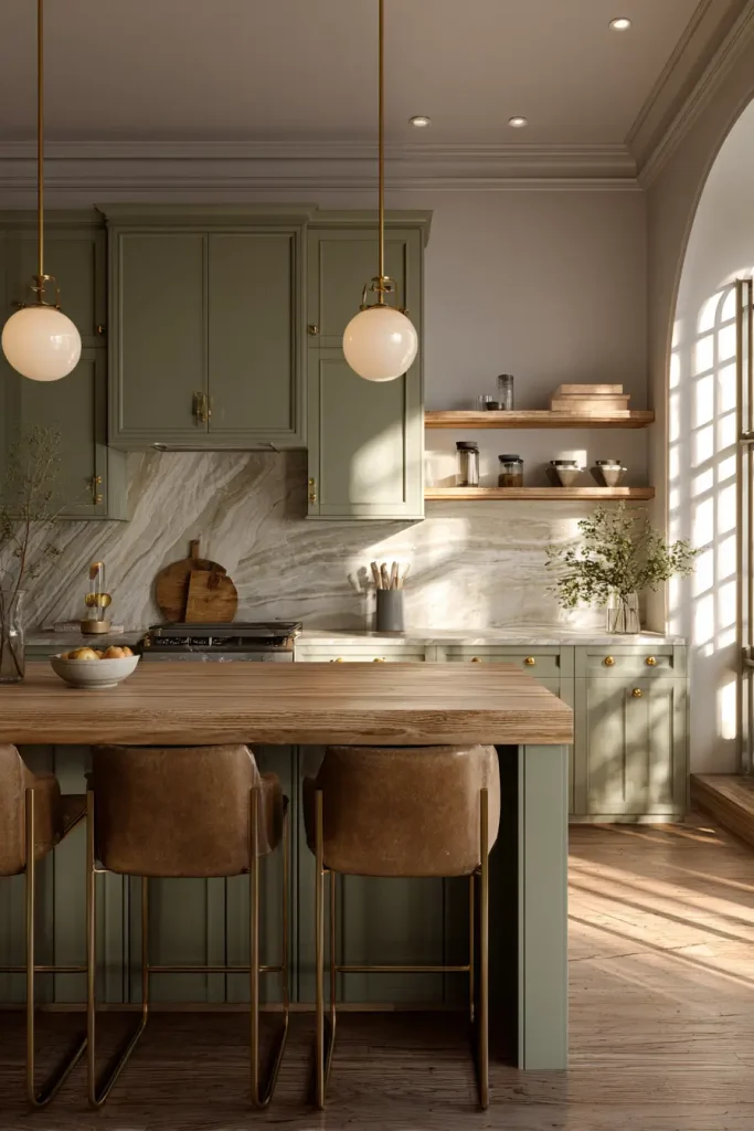 4. Green stays the easiest cabinet color to live with