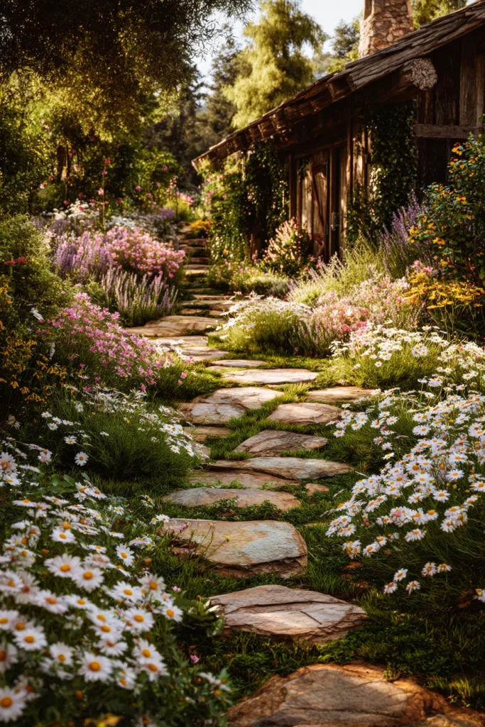 4. Mix flowers with herbs