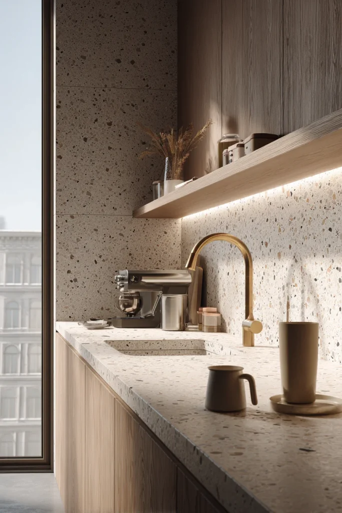 4. Recycled Glass & Aluminum Composite (The "Circular" Look)