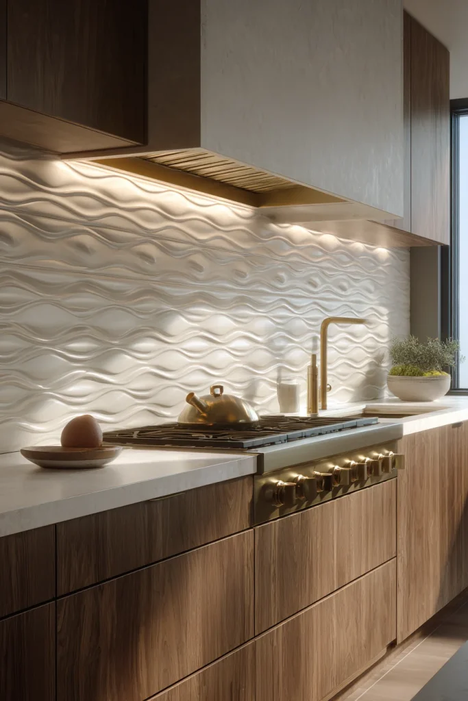 5. "Hydro-Ceramic" 3D Tiles (Tactile + Water-Activated)