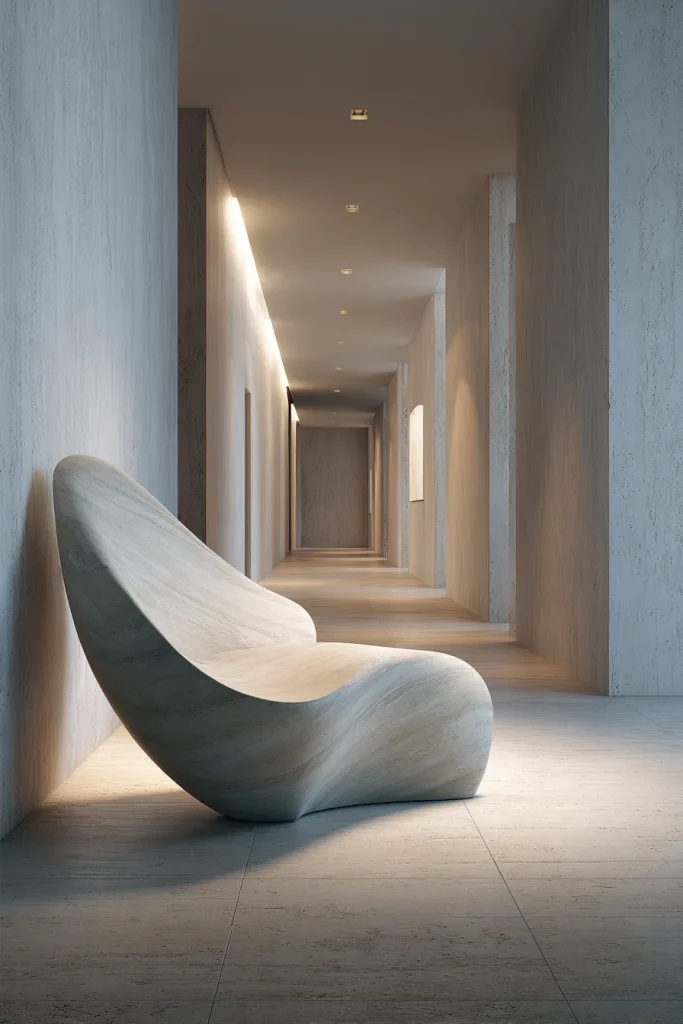 5. Integrated Sculptural Seating
