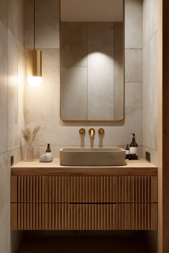 7. Fluted detail gives you a designer look