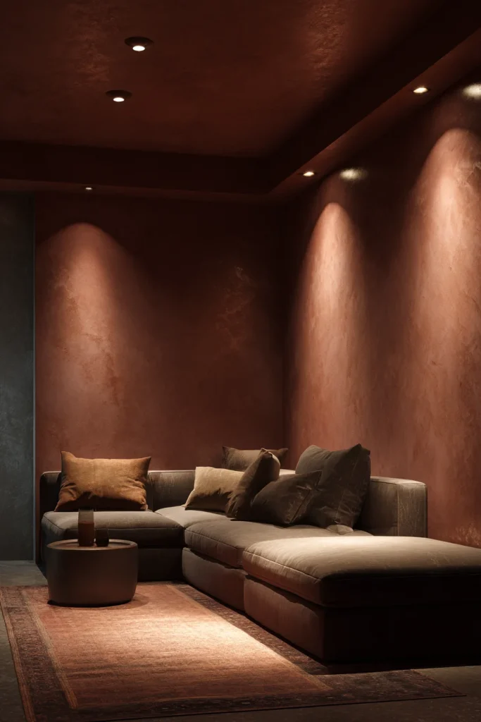 7. Use Deep, Earthy Paint Colors — Never Cold Grays