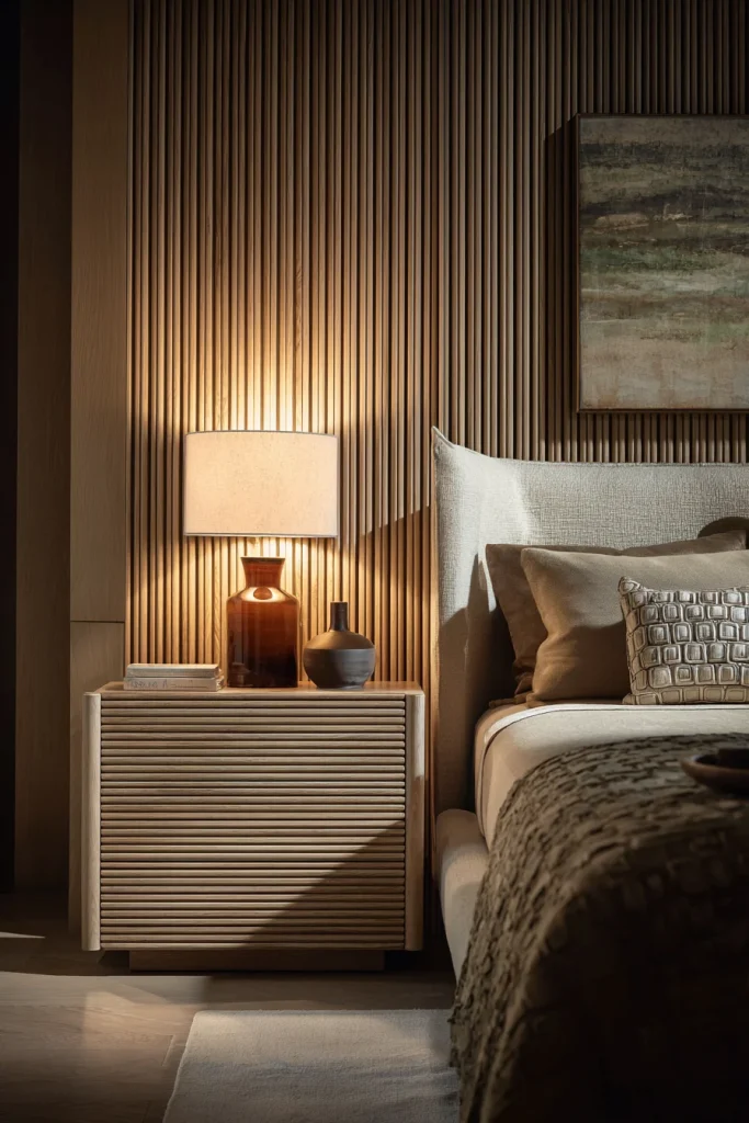 8. Furniture Fluting (Ribbed Accents)