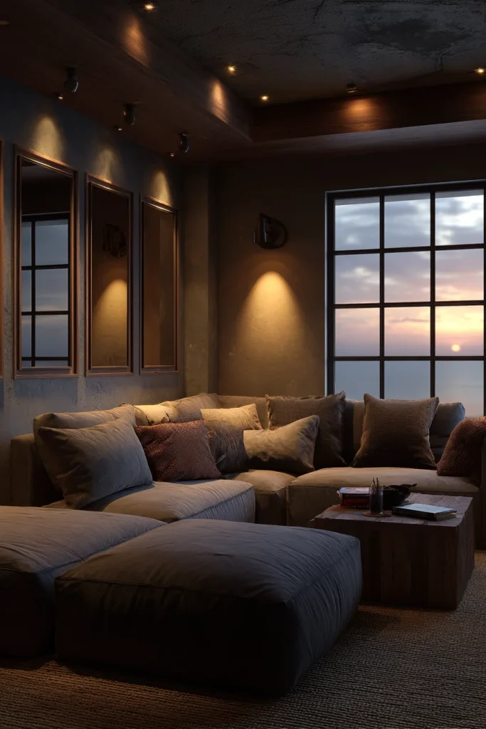 9. Bring in “Fake” Windows for Psychological Warmth