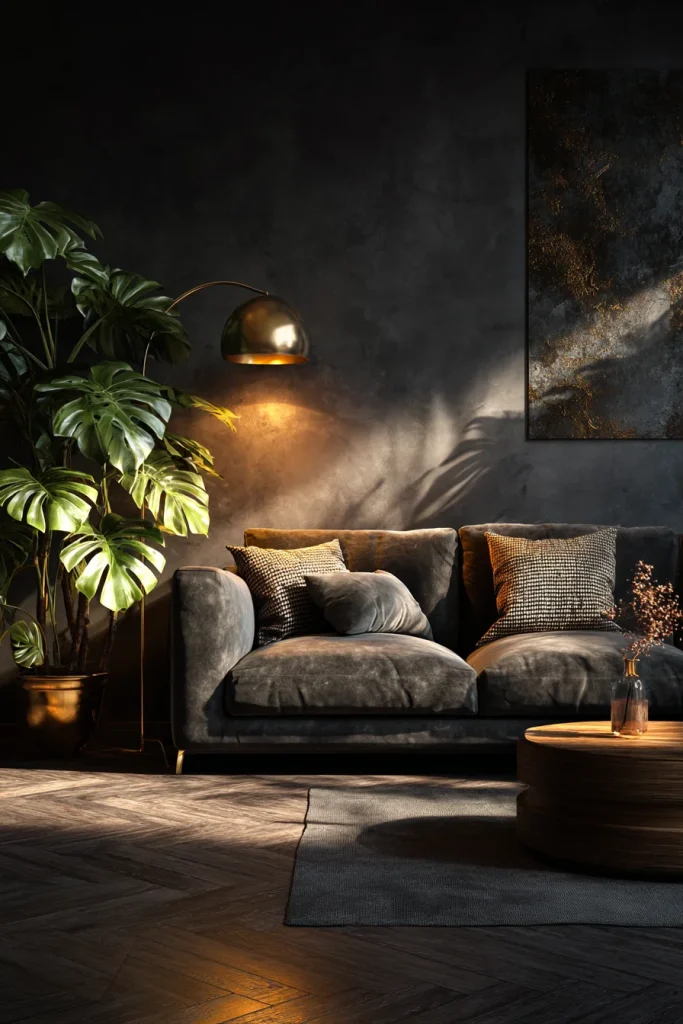 9. Bring in Large Leaf Plants (Fake is Fine in 2026)