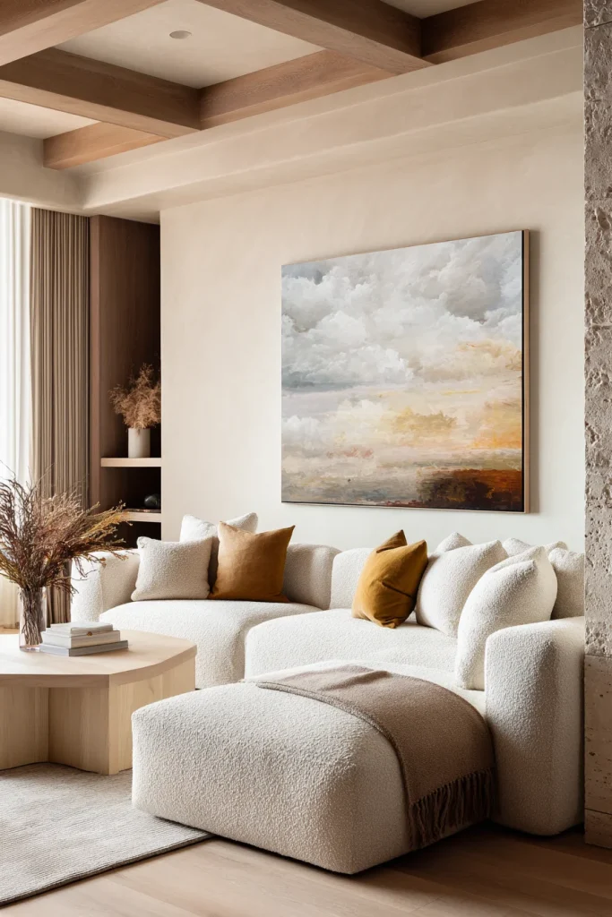 9. One Oversized Art Piece, Not a Gallery Wall