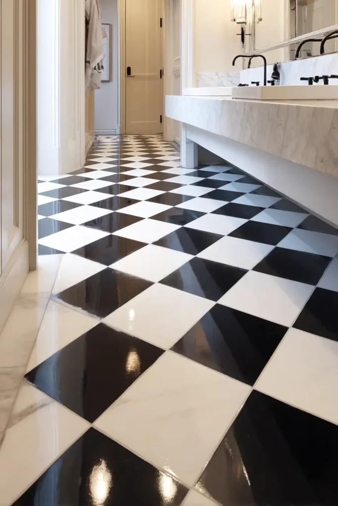 9. Paint Your Floor (Yes, Really) – But Only Concrete or Old Tile