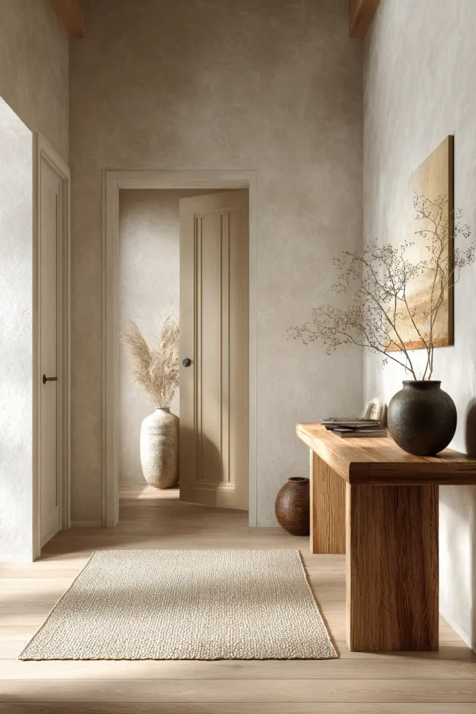 9. Textured Walls Add Quiet Interest