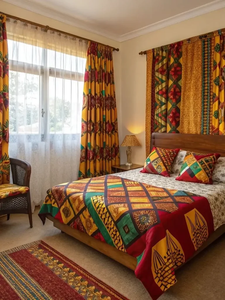 Bring African Prints into the Bedroom Through Bedding